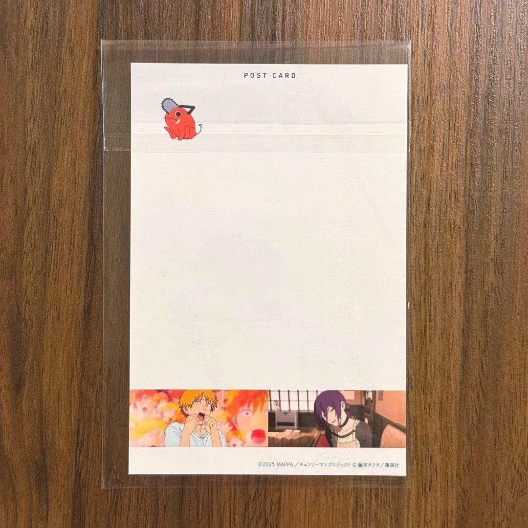 チェンソーマン 劇場版 レゼ篇 レゼ デンジ ポストカード イラストカード 特典