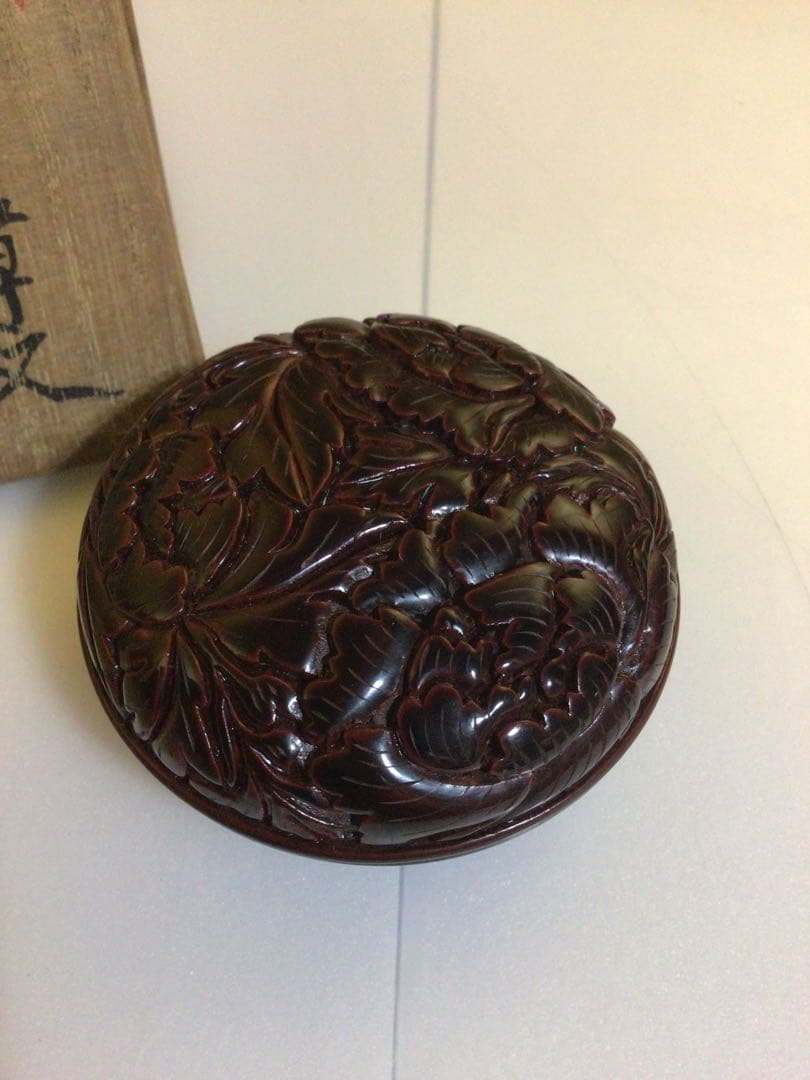 茶道具 香合 伝統工芸 共箱付き