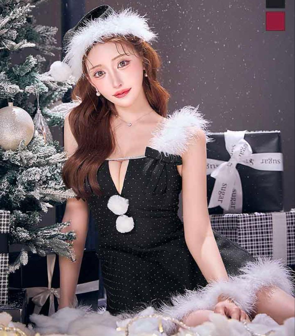 sugar リボンファーサンタコスプレ