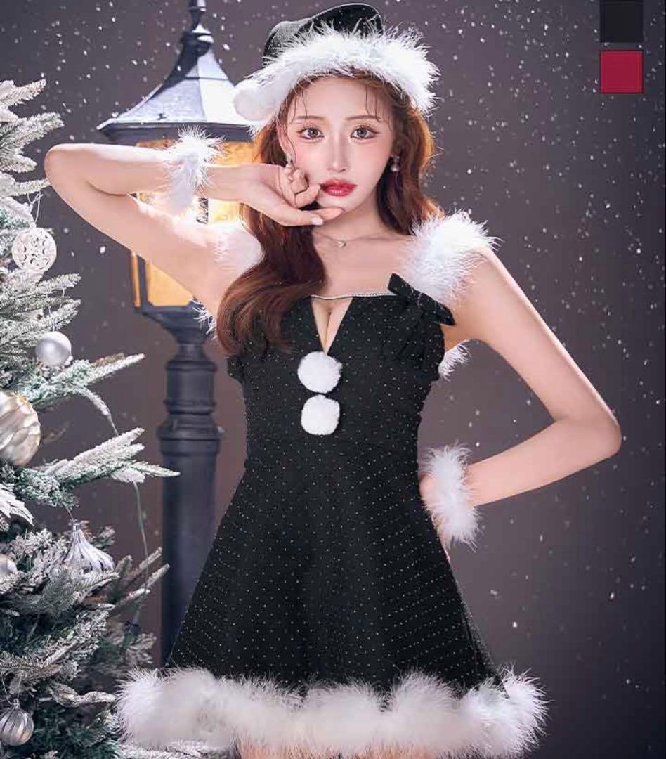 sugar リボンファーサンタコスプレ