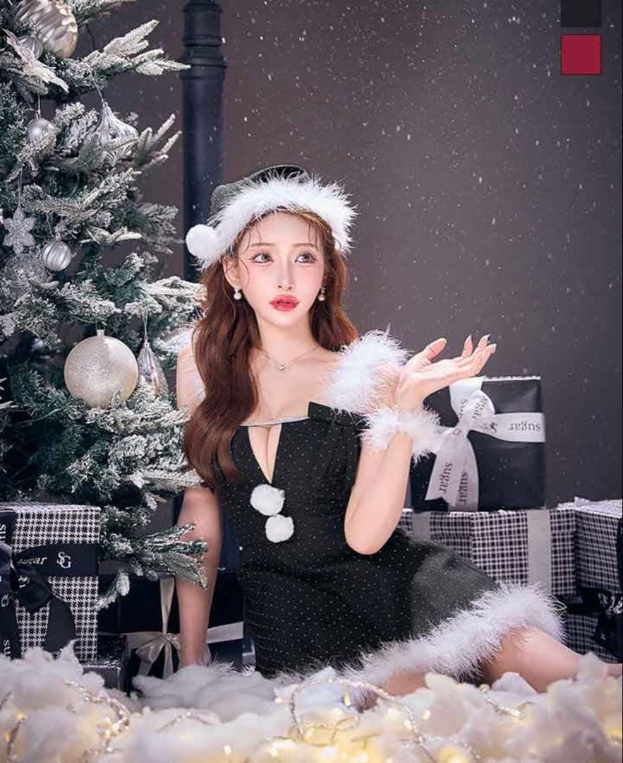 sugar リボンファーサンタコスプレ