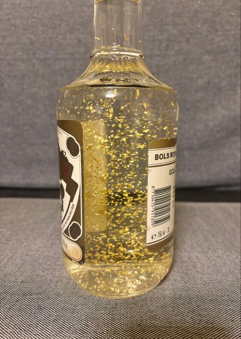 BOLS　ゴールドリキュール　金箔入り　オールドボトル　古酒　未開封