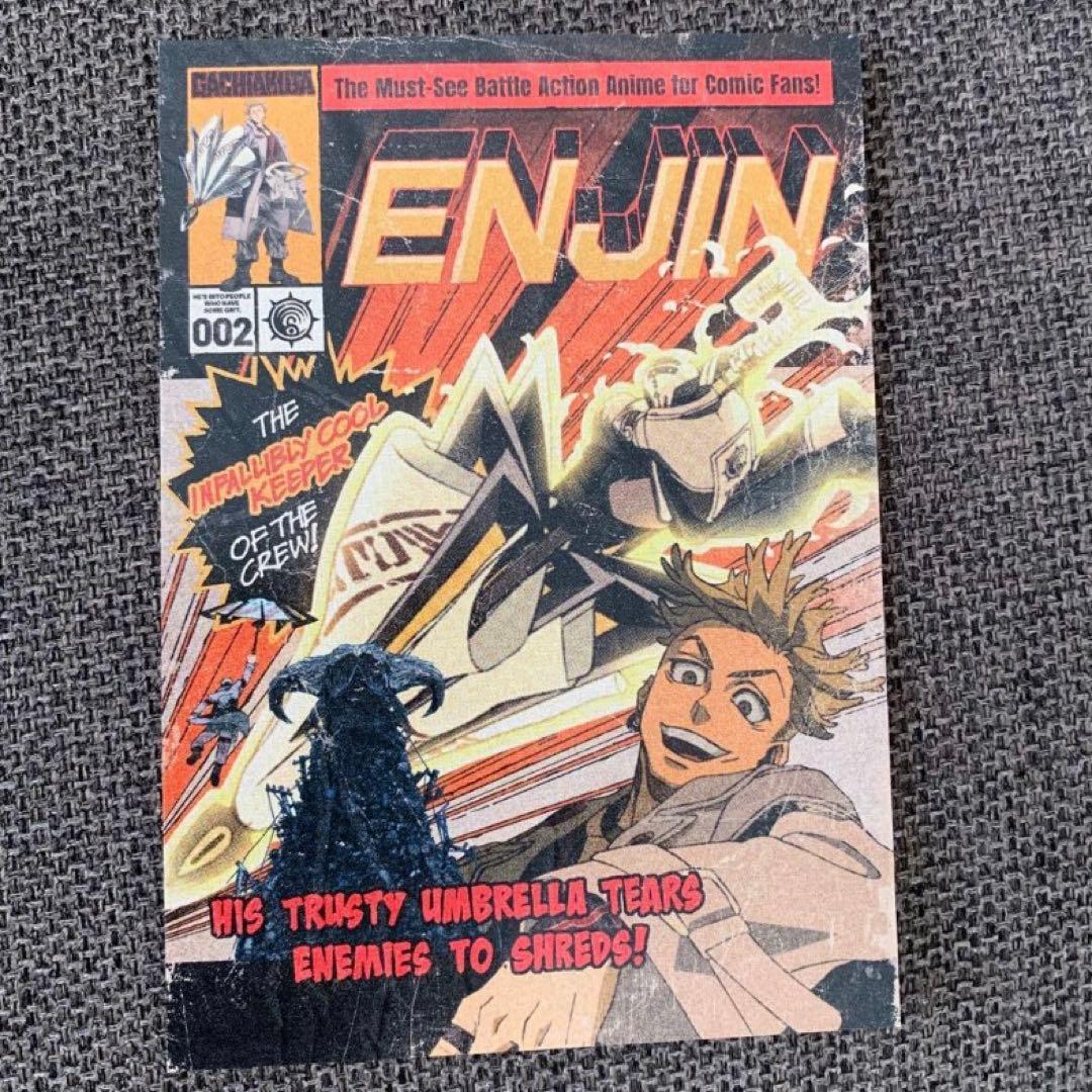 ガチアクタ × アニメイト 名古屋　来場特典　アメコミ風ポストカード