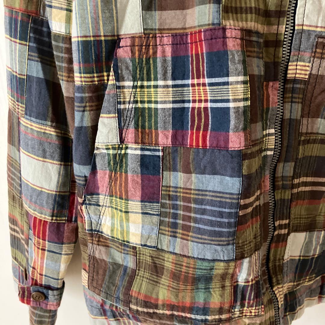 t*n様 新品　レア　ポロラルフローレン　ジップアップパーカー　パッチワーク　X