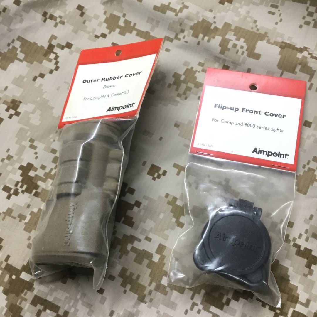 実物 未開AIMPOINT comp Cover セットFDE スコープ