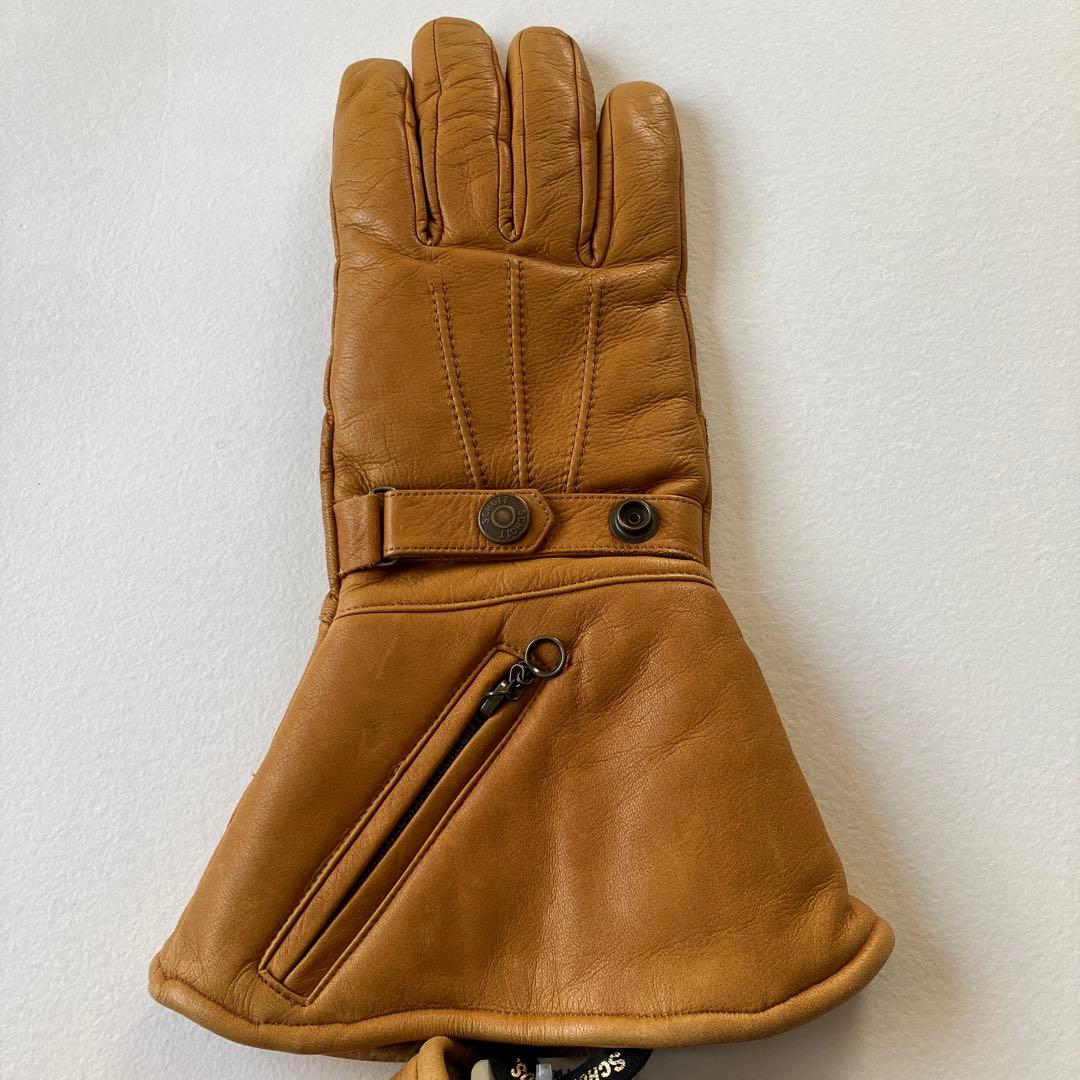 SCHOTT ショット ウィンター レザーグローブ LONG キャメル