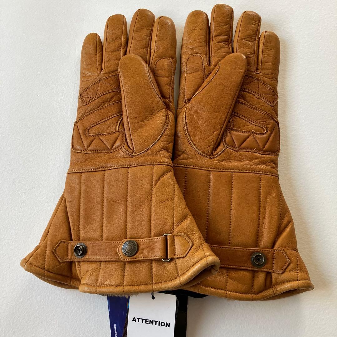 SCHOTT ショット ウィンター レザーグローブ LONG キャメル