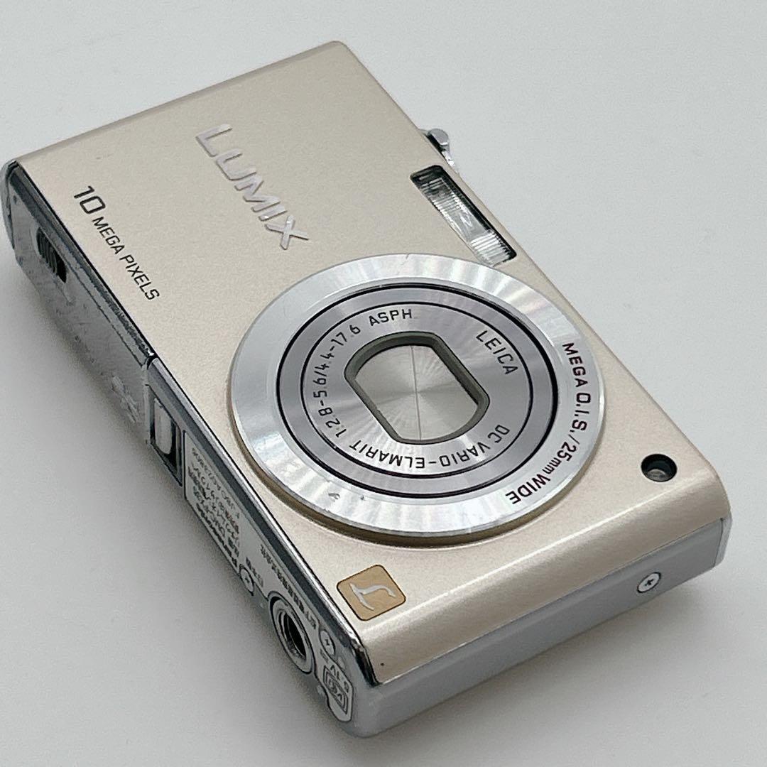 予備バッテリー付き Panasonic LUMIX DMC-FX35 ゴールド