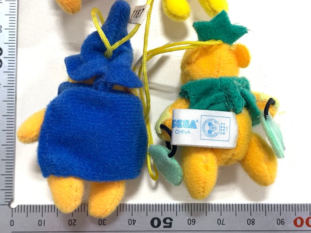 ディズニー　クマのプーさん　ぬいぐるみ　ストラップ　4体セット