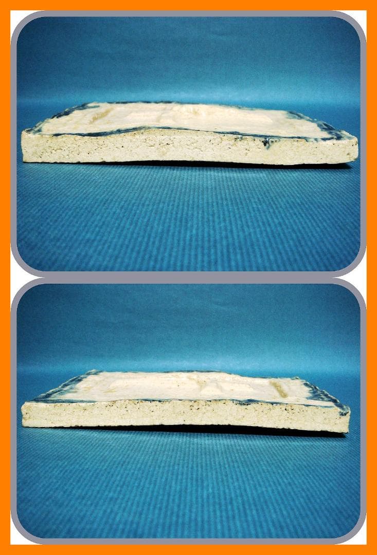 850『十字架 人物 磔刑 陶板』　/骨董品 古美術 古道具 アンティーク