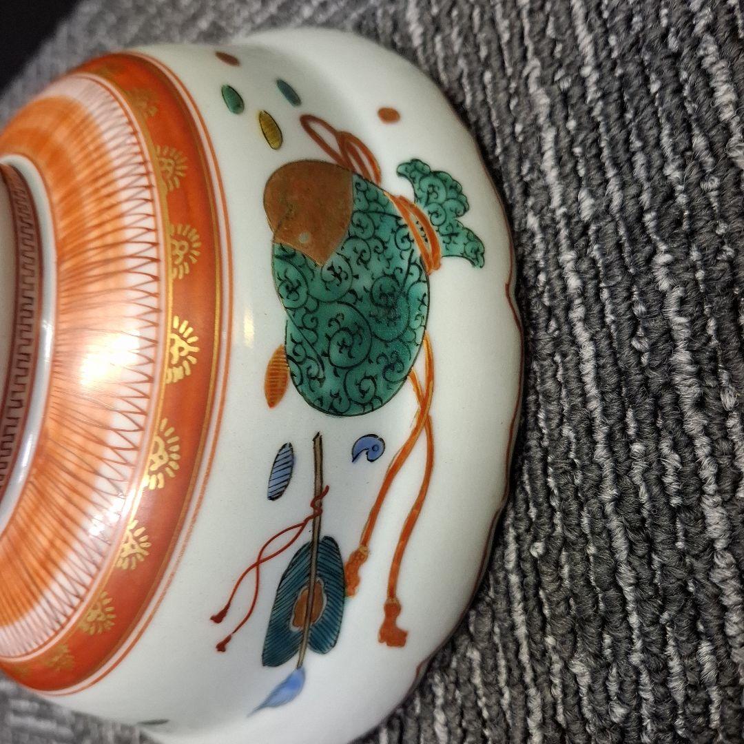 九谷焼細密菓子器（共箱付き）