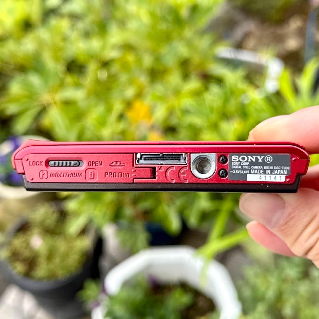 ☆動作OK SONY デジカメ DSC-T900 メモリースティック&電池付き