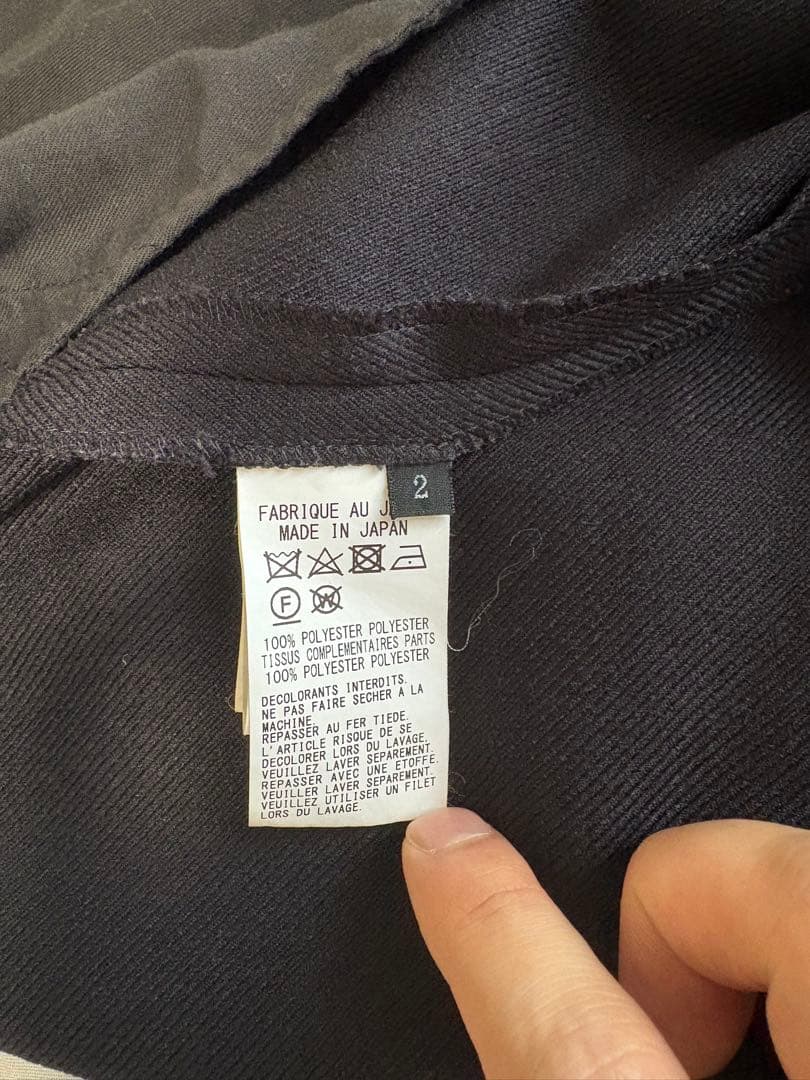 Y's.... ドッキングパンツ　ブラック yohji yamamoto