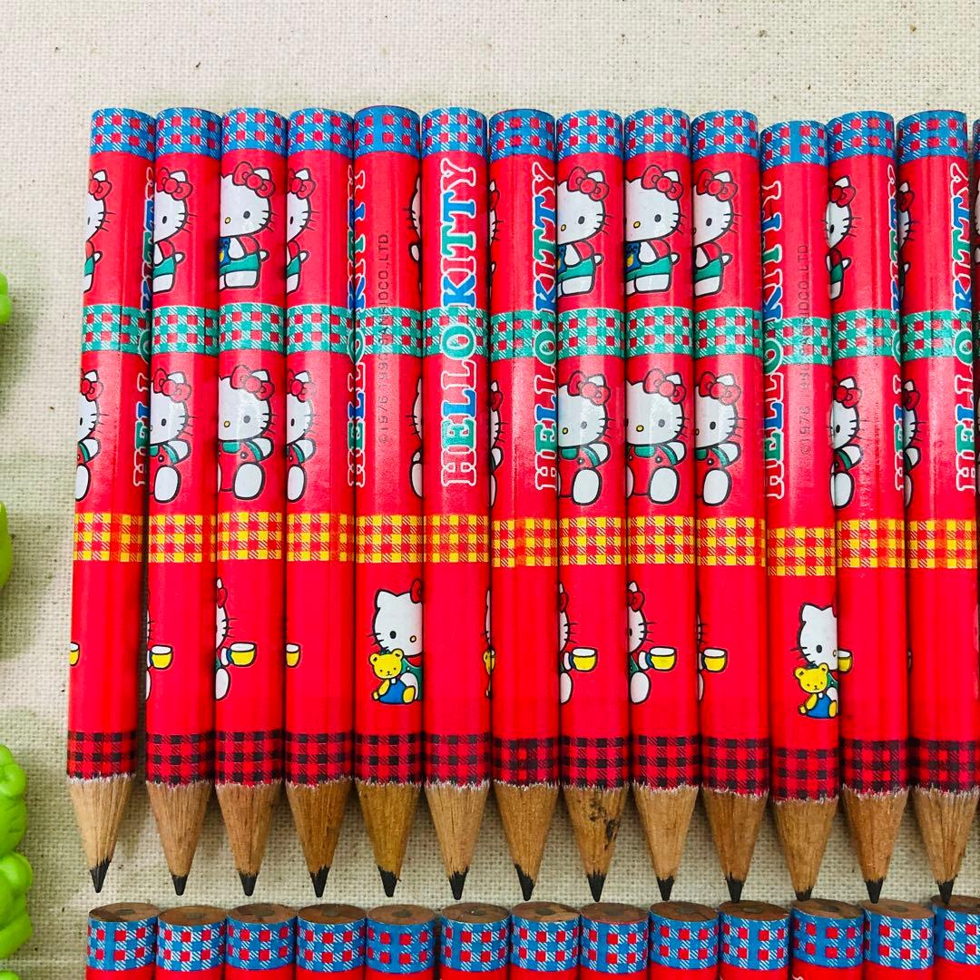 【大量まとめ】SANRIO　サンリオ　ハローキティ　鉛筆　消しゴム キャップ