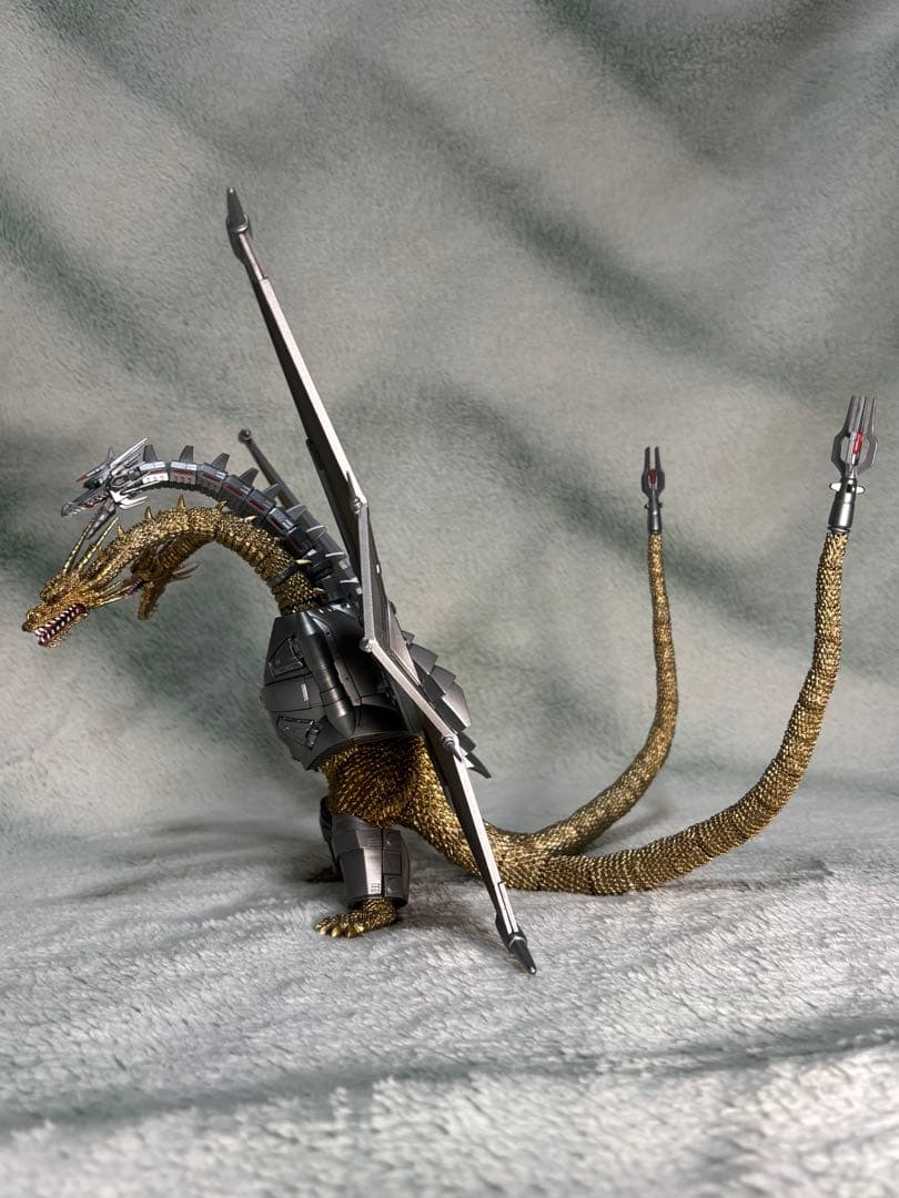 【美品】 S.H.モンスターアーツ メカキングギドラ 新宿決戦