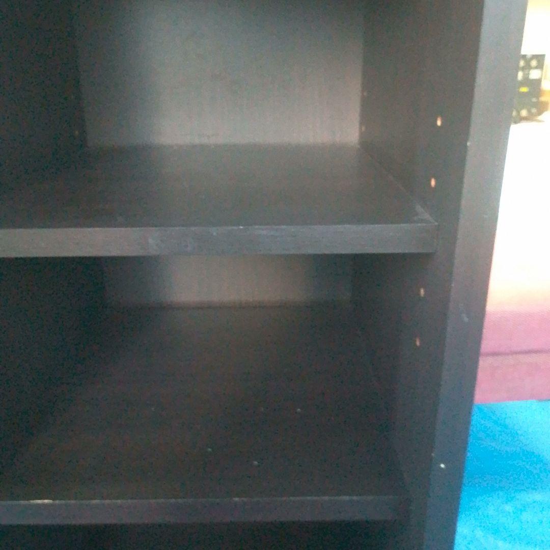 木製 焦げ茶いろ シューズラック３列×５段 15足（最下段等の削れ要確認）