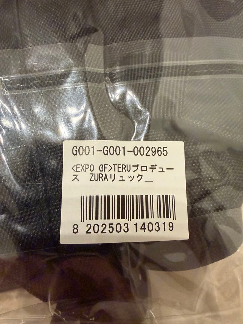 GLAY ZURAリュックver.5 &30thタオル