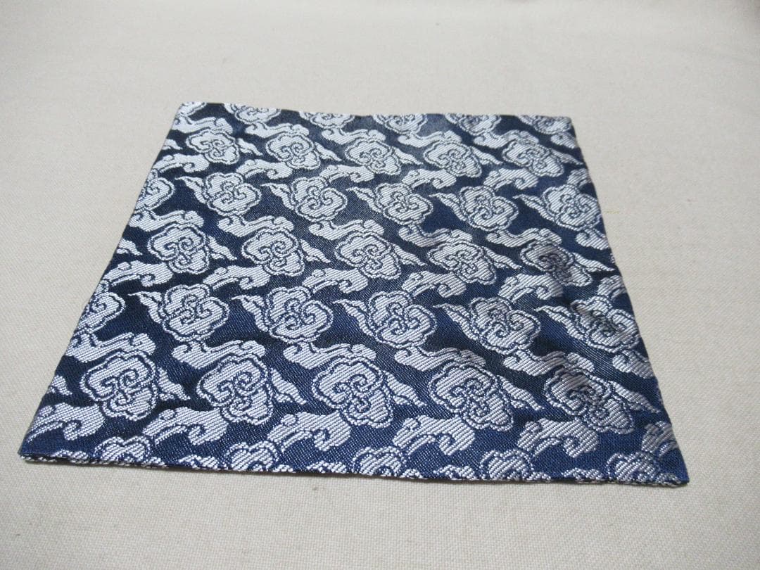マミー　玄々斎写欅和巾　鵬雲斎好祥雲緞子和巾仕覆古ふくさ
