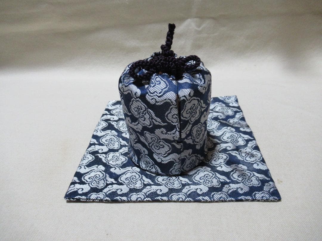 マミー　玄々斎写欅和巾　鵬雲斎好祥雲緞子和巾仕覆古ふくさ