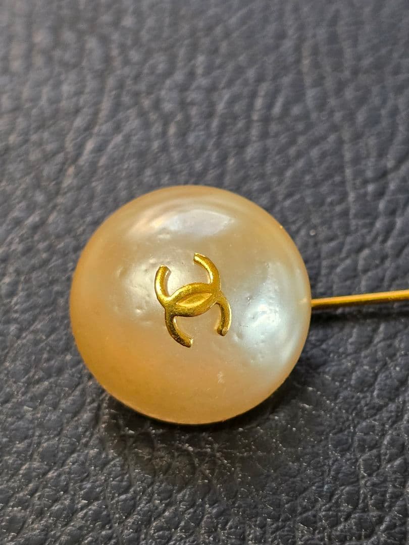 美品＊CHANEL シャネル　＊ パールピンブローチ