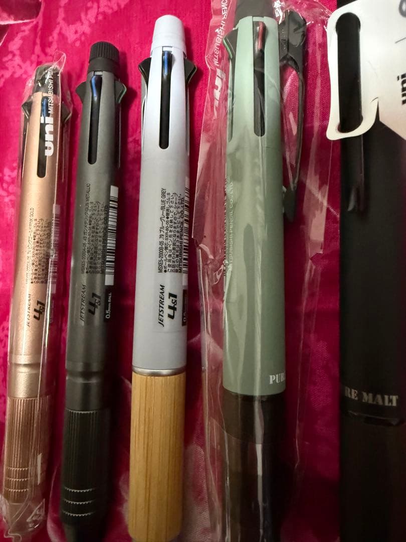４色ボールペン ジェットストリーム　各種5本セット