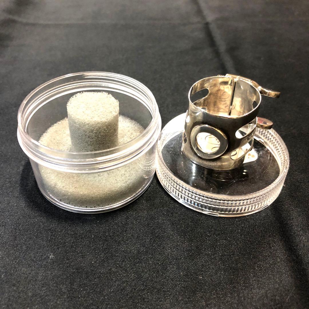 WoodStoneアルトサックス用リガチャー総銀製