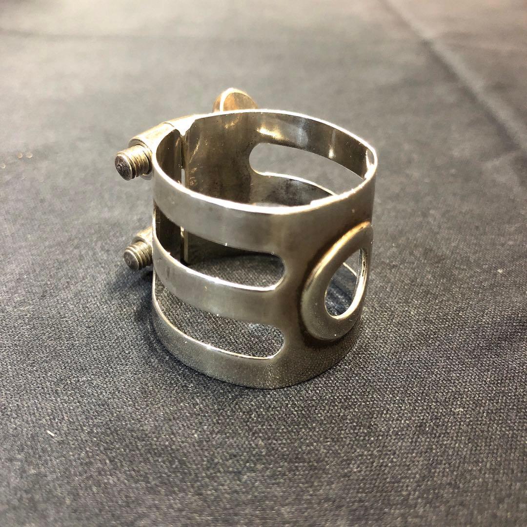 WoodStoneアルトサックス用リガチャー総銀製