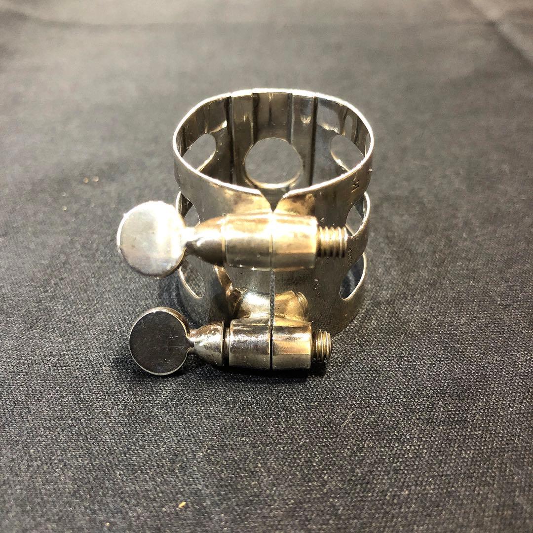 WoodStoneアルトサックス用リガチャー総銀製