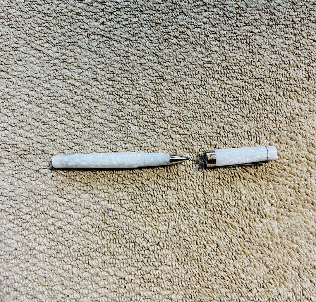 デルタDELTA ビンテージボールペン ホワイト