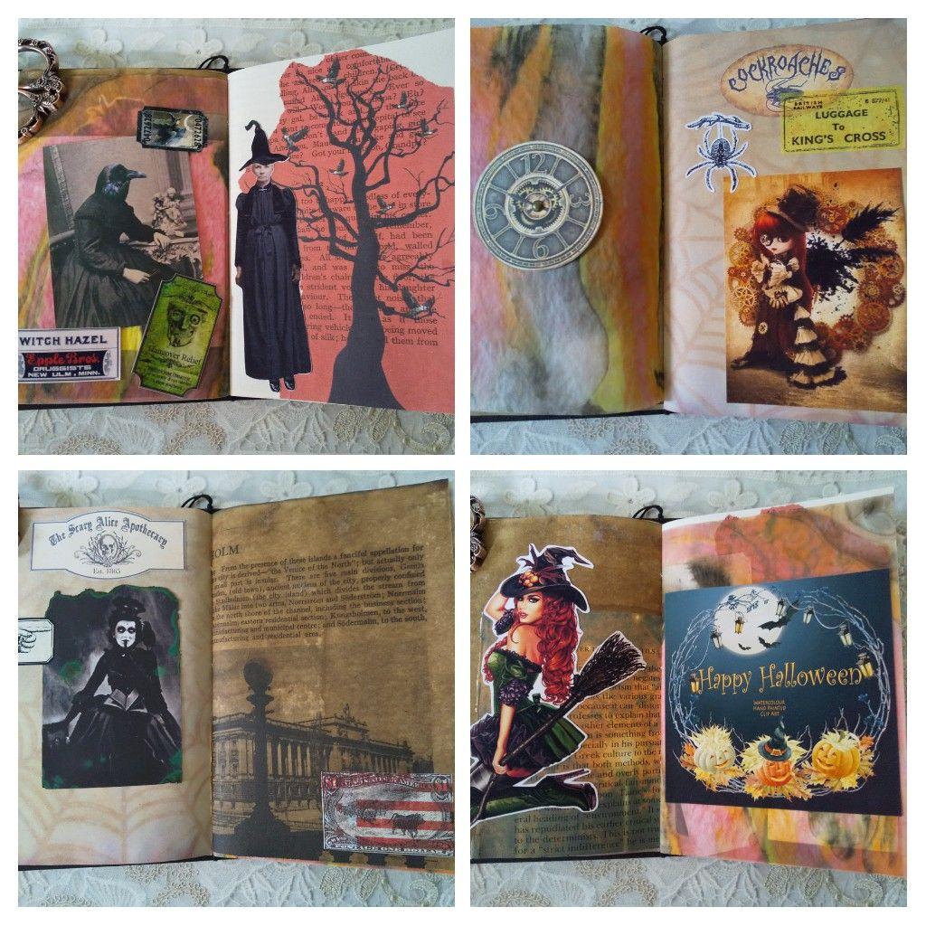 ジャンクジャーナル　ハロウィン　魔女　スカル