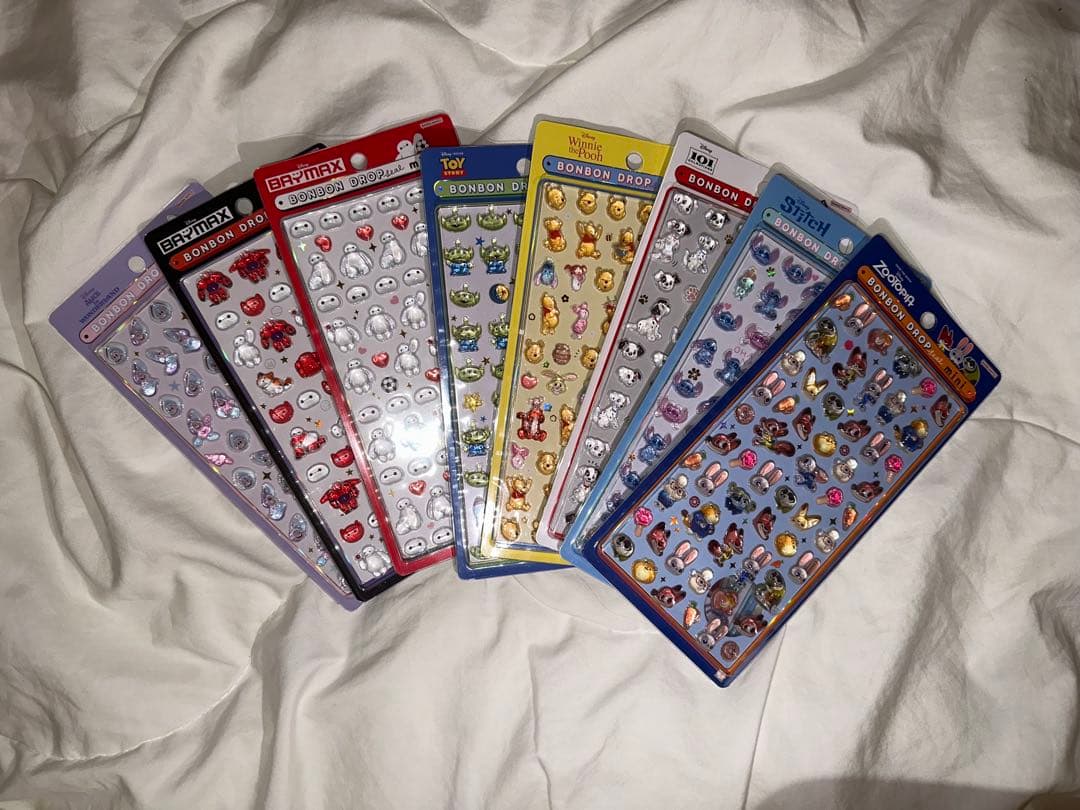 ボンボンドロップシール　ディズニーミニ