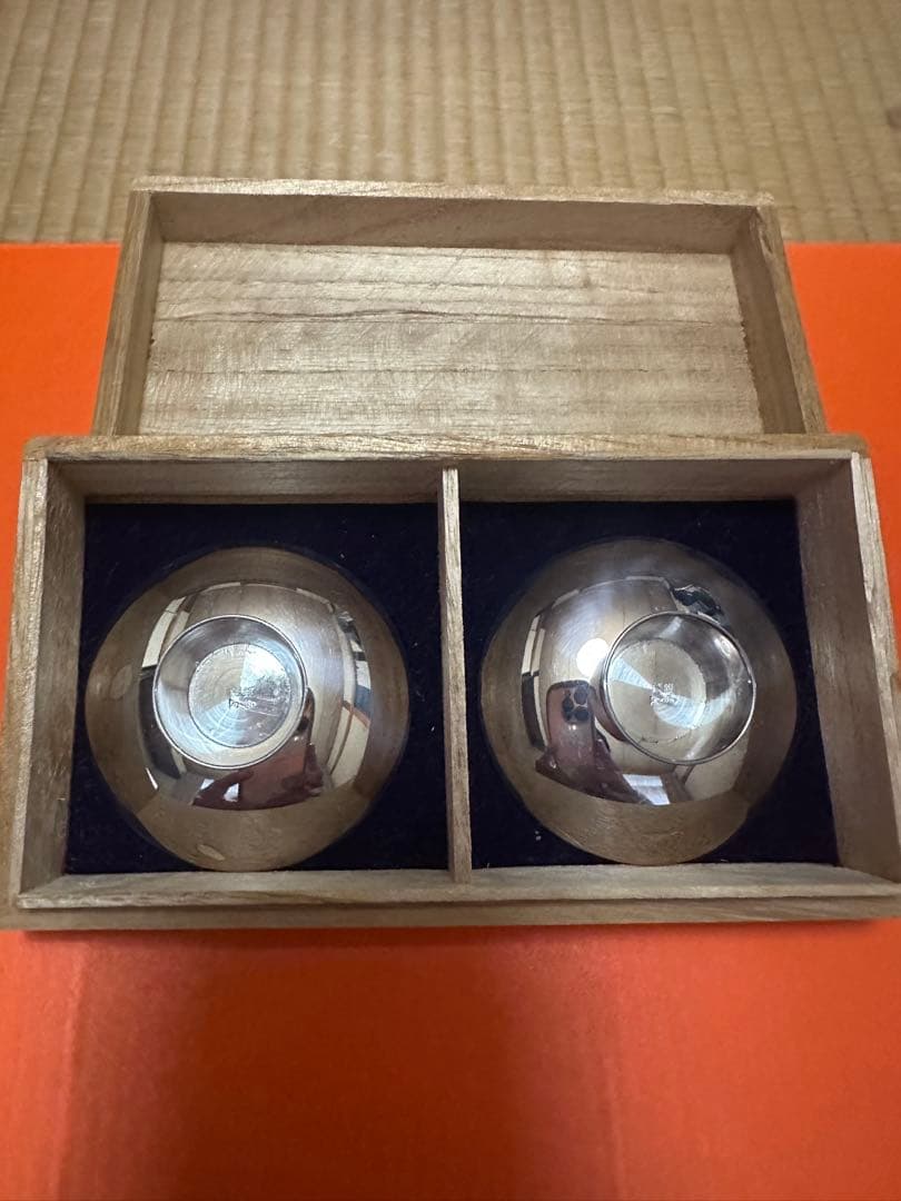 最終値下げ‼️天皇.皇后両陛下金婚式記念『純銀御盃２点セット』