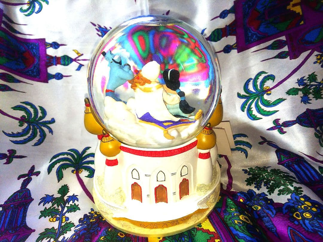 【アラジン】ディズニー スノーグローブ オルゴール レア