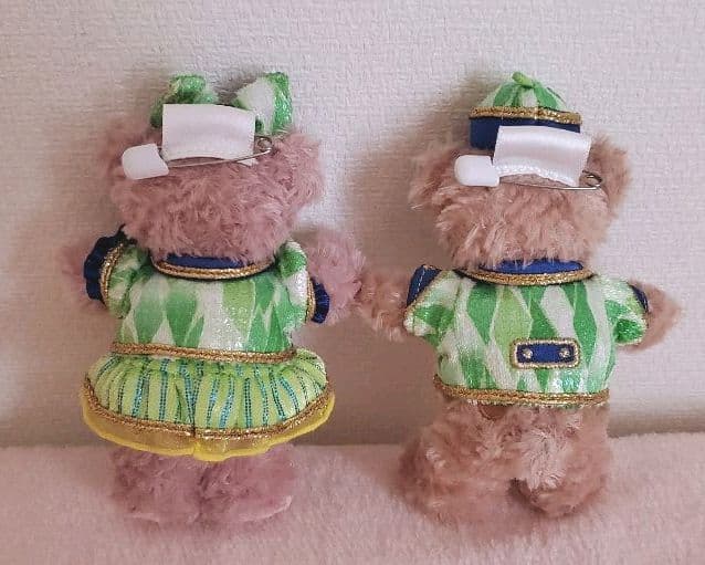 ディズニーシー　ダッフィー&シェリーメイ ぬいぐるみバッジ　6点セット