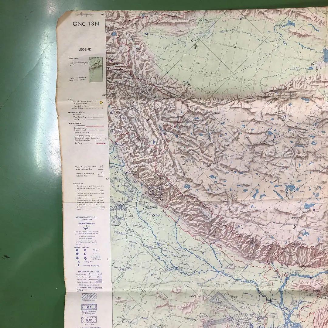 米軍　アメリカ軍　自衛隊　アンティーク　 古地図　ミリタリー　ビンテージ