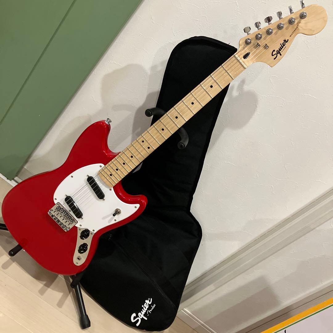 美品 Fender SQUIER SONIC™ MUSTANG Red