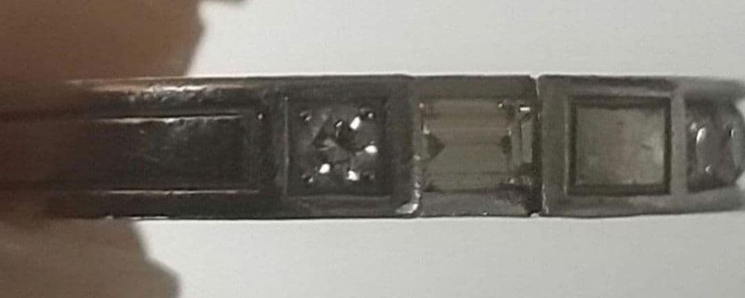 ハリー・ウィンストン トラフィック アクセント ダイヤバンドリング