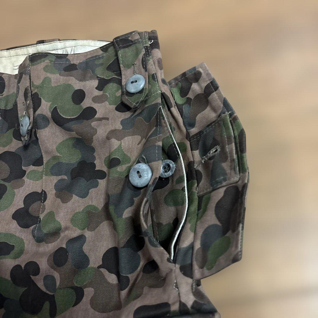 70s デッドストック　オーストラリア軍　ピードットカモ　パンツ　送料無料