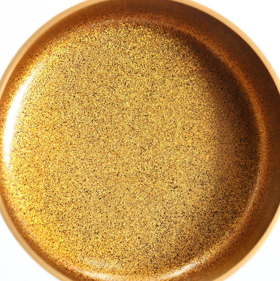 清瀬一光作 小紋菊桐蒔絵 雪吹 薄茶器 金梨子地 茶道具 共箱　ST950