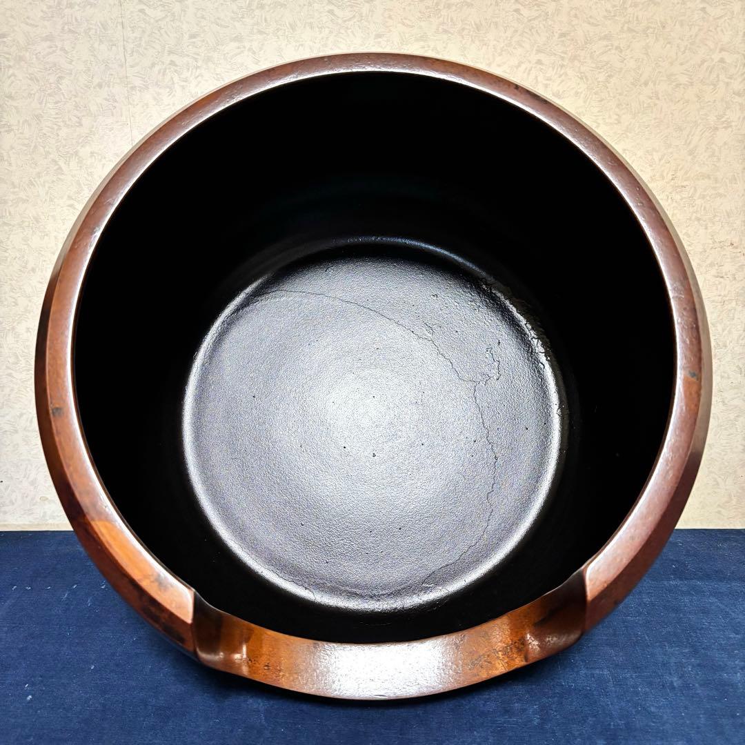 敬典造/面取風炉/茶釜/風炉/野々田製電熱器/焼色面取風炉/棗釜/敷板/底瓦