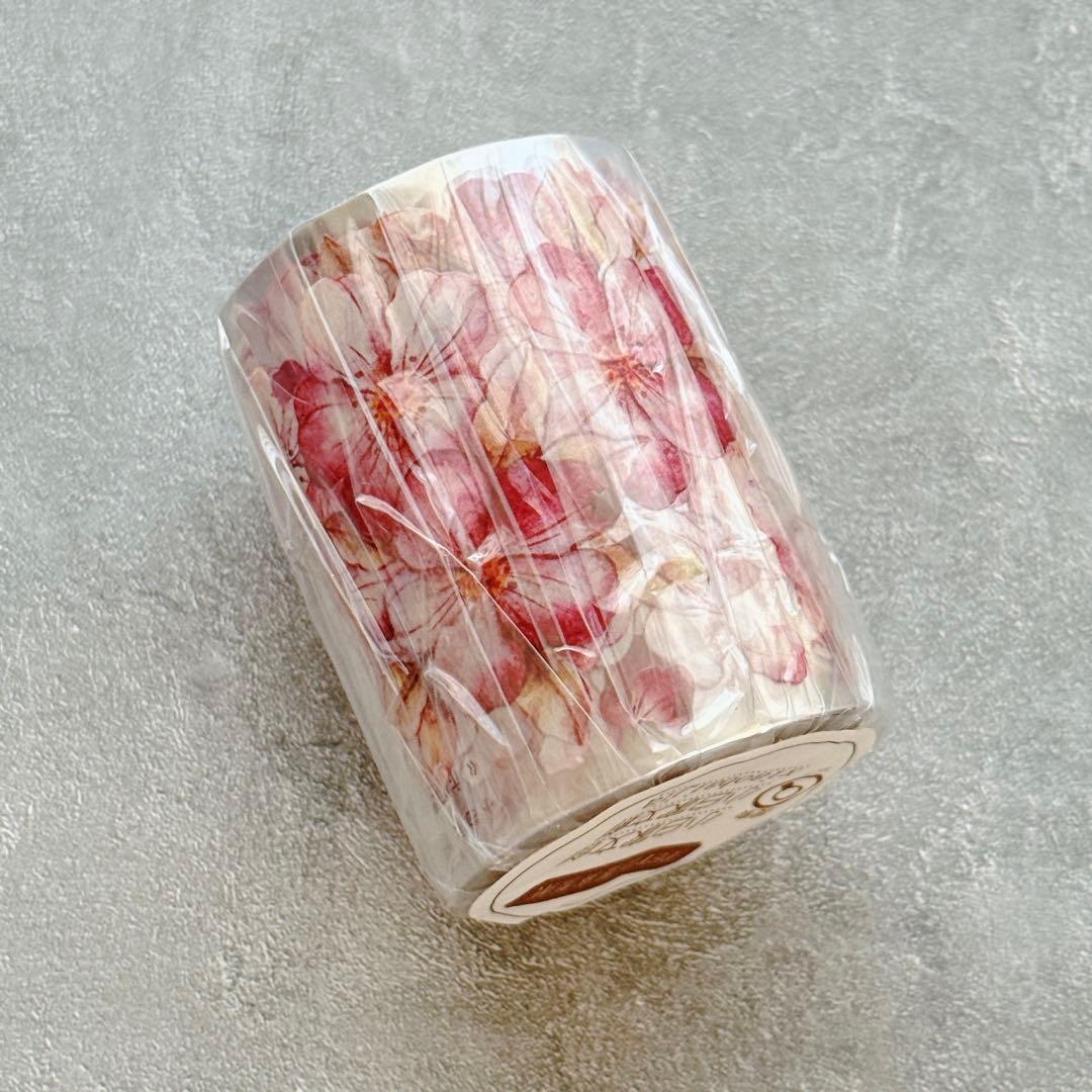 ⭐️SALE⭐️小白家文創《赤相思》海外マスキングテープ　マステ 【2508】