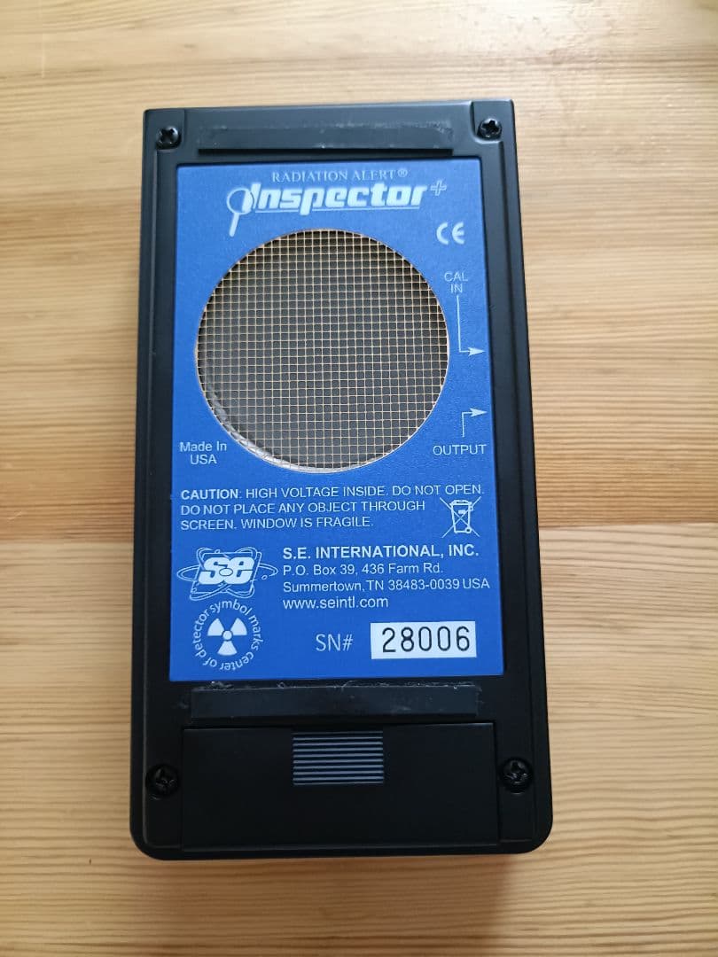 RADIATION ALERT nspector+ 放射線測定器