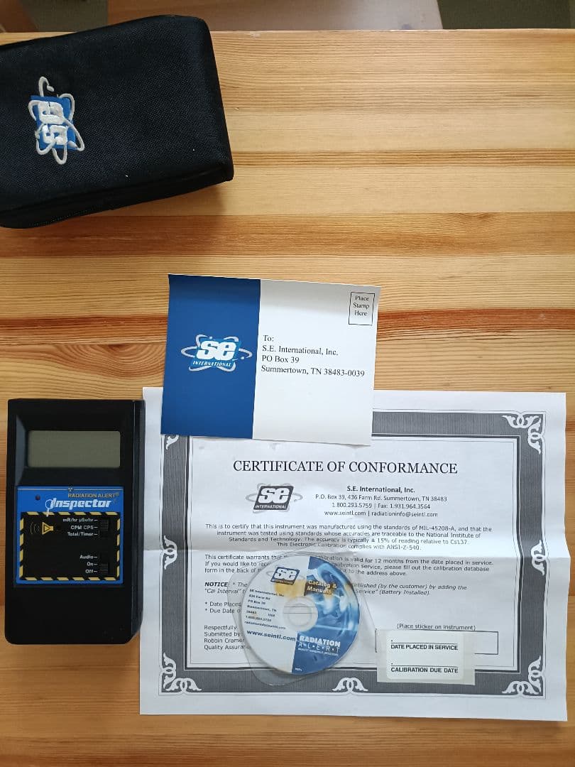 RADIATION ALERT nspector+ 放射線測定器