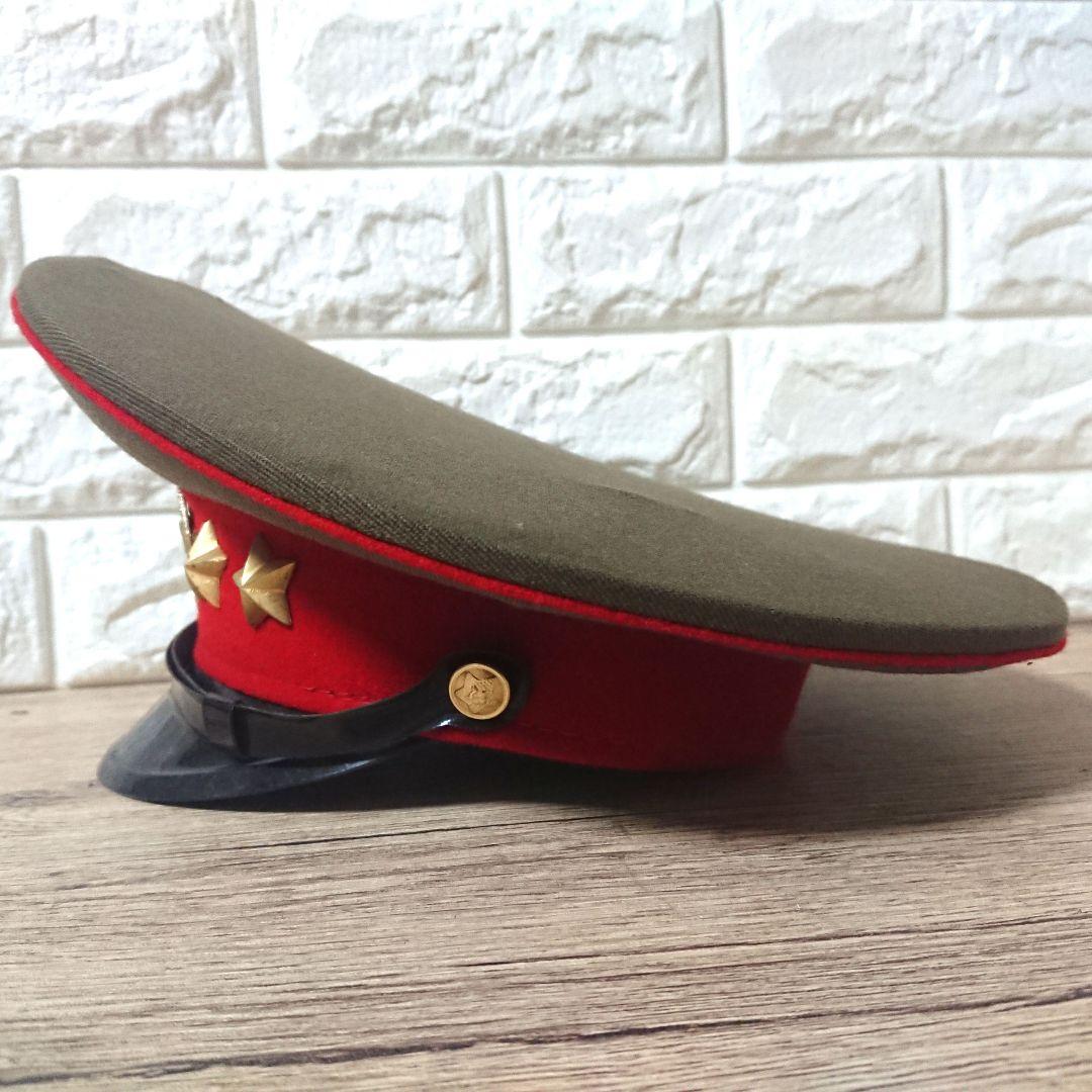 レア 稀少 当時物 ソ連軍 将校用 制帽 軍帽 赤帯