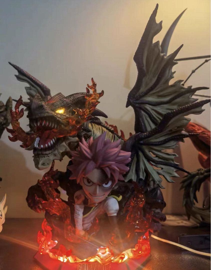 FAIRY TAILフェアリーテイル ナツ ガレージキット ガレキ スタチュー②