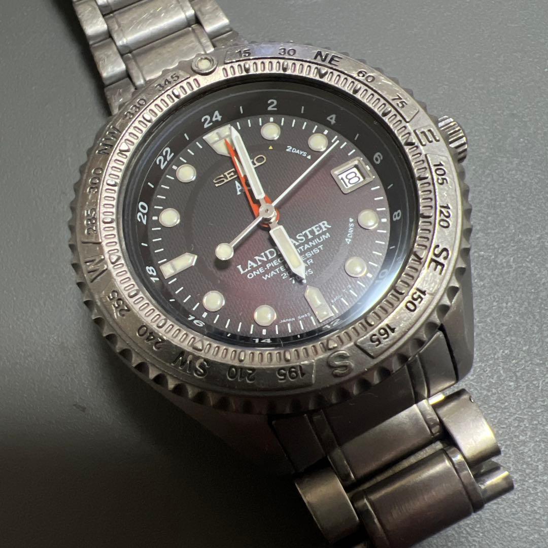 セイコー 5M45-6A00 ランドマスター チタン AGS ジャンク品
