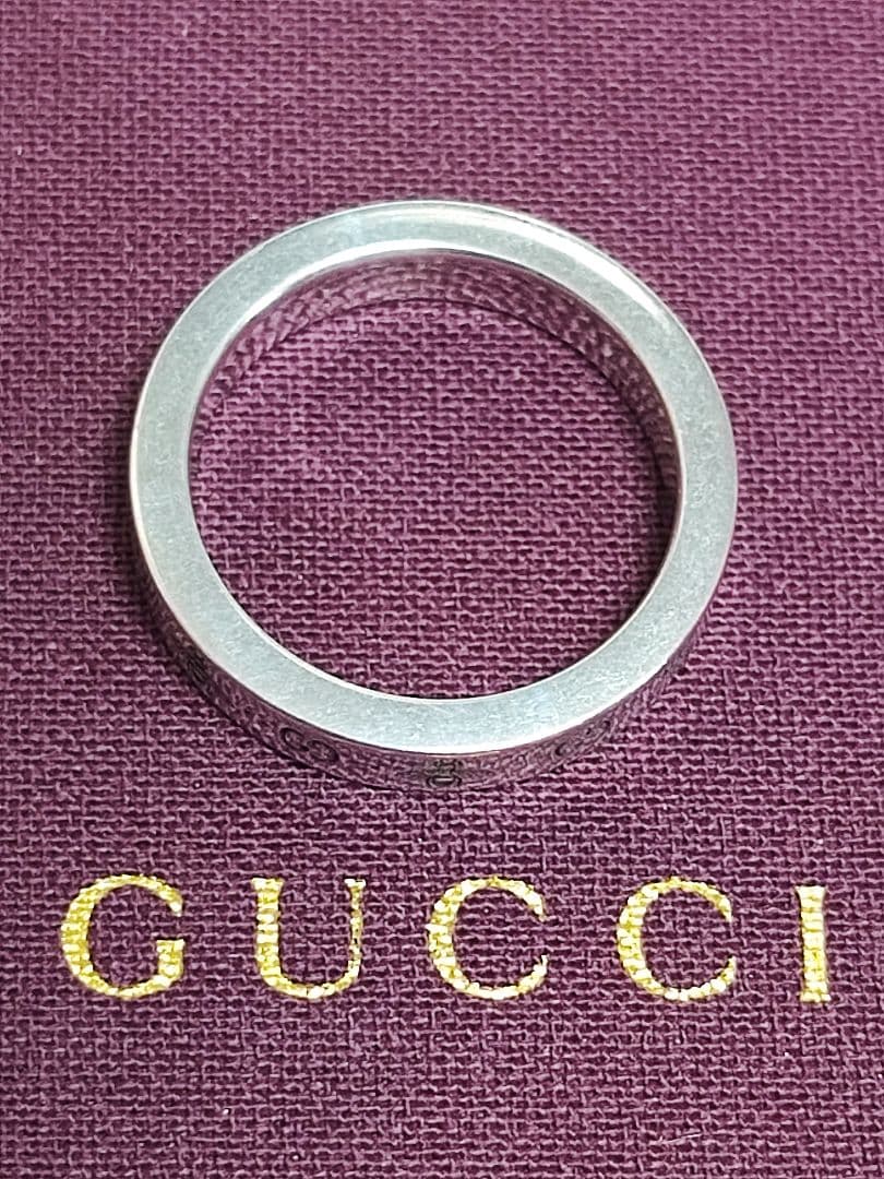 専用　新品 グッチ リング GUCCI GG＆ビー 指輪 15号