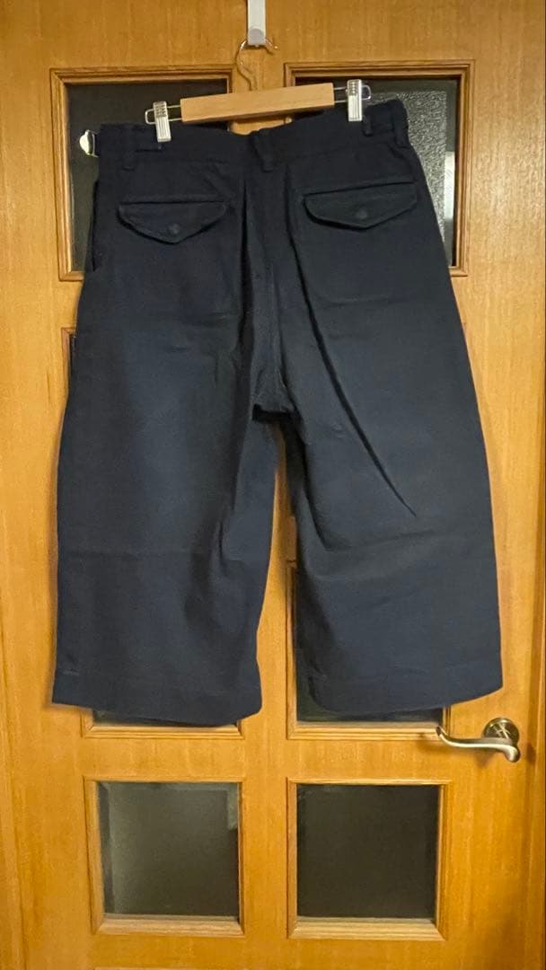 sacai luck ネイビー クロップドパンツ