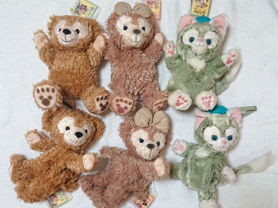 ダッフィー シェリーメイ ジェラトーニ ハンドパペット ポーチ