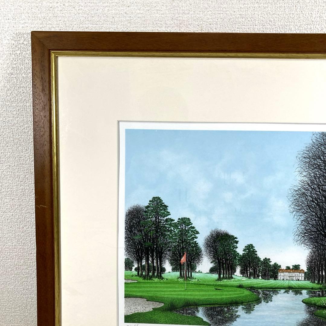hana様 ジャック ・ デペルト　フォレストオークゴルフ場　リトグラフ 版画